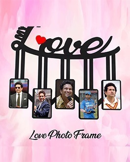 Misbh MDF  Love Frame 6 Personalised Photo Frame With 5 Photos