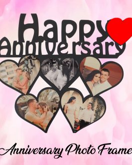 Misbh MDF Anniversary  Personalised photo frame with 5 photos