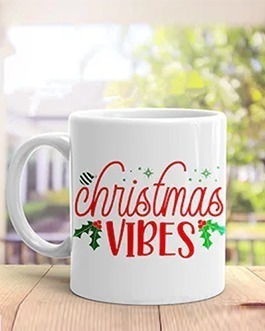 christmas-vibes Personalized coffee mug