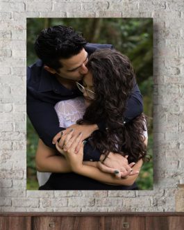 Couple led light  personalised photo frame