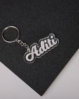 Cool Aditi Name Acrylic Personalized NAME Key Chain