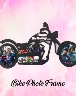 Misbh MDF bike  Personalised photo frame with 6 photos