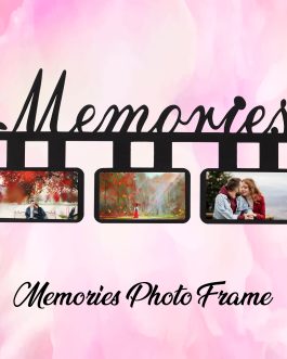 Misbh MDF MEMORIES  Personalised photo frame with 3 photos