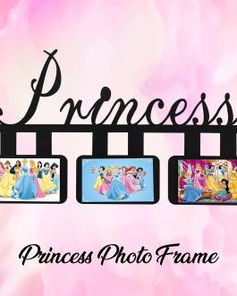 Misbh MDF princess  Personalised photo frame with 3 photos