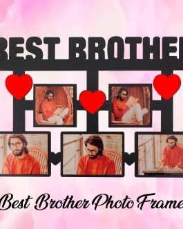 Misbh MDF best brother  Personalised photo frame with 5 photos
