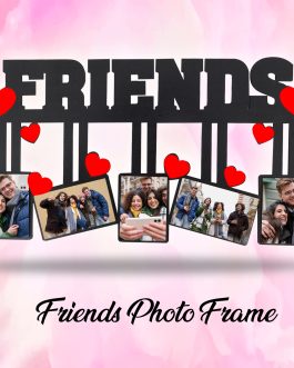 Misbh MDF Friends  Personalised photo frame with 5 photos