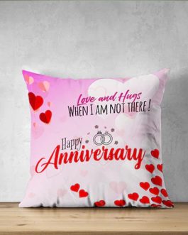Anniversary  copule  double sideded photo cushion