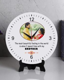 Brother Personalized Wooden Wall Clock