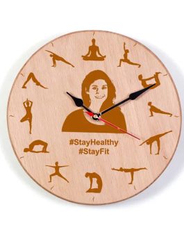 Stay Healthy Personalized Wall Clock