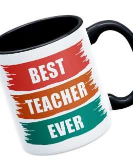 Inside Black Ceramic Coffee Mug for Teacher’s Day Gift