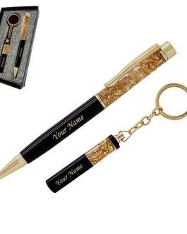 Personalized Pen And Keychain Set With Name