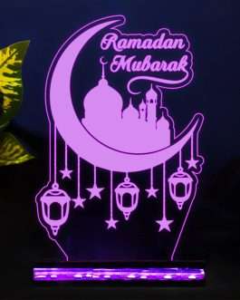 Ramadan Mubarak Led Lamp Eid Decoration Light Gift Ideas for Family Friends