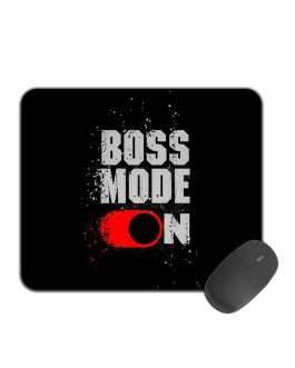 Misbh Gaming Mouse Pad – Boss Mode On Design with Non-Slip Rubber Base