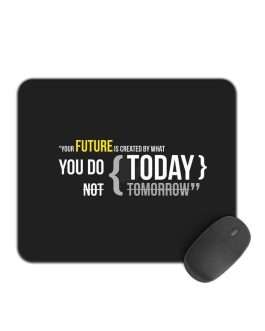 Misbh Gaming Mouse Pad – Motivaional Quote Design with Non-Slip Rubber Base