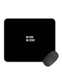 Misbh Gaming Mouse Pad – No Risk No Story Design with Non-Slip Rubber Base