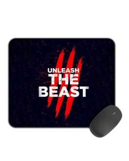 Misbh Gaming Mouse Pad – Unleash The Beast Design with Non-Slip Rubber Base