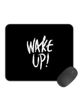 Misbh Gaming Mouse Pad – Wake Up Design with Non-Slip Rubber Base