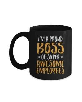 Misbh Boss Day Employee Appreciation Office Mens Womens Mug Tea/Coffee Printed Ceramic Mug
