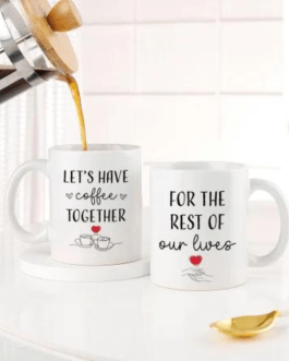 Together Forever Personalized Couple Mugs – Set Of 2