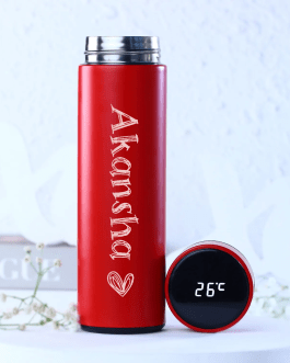 Eternal Love Temperature Bottle- Red