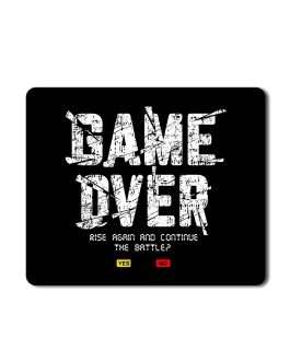Misbh Game Over Designer Gaming Non-Slip Rubber Base Mouse Pad