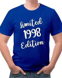 Personalised Limited Edition Cotton T Shirt- Small