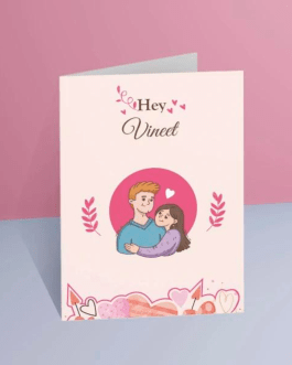 I Love You Personalized A5 Card