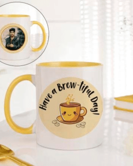Brew-tiful Day – Personalized Ceramic Mug