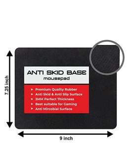 Misbh Learn More Earn More Designer Gaming Non-Slip Rubber Base Mouse Pad
