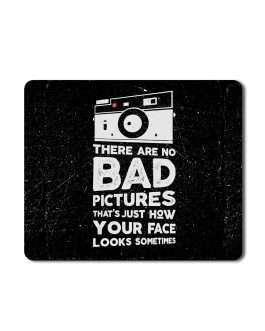 Misbh There are No Bad Pictures Designer Gaming Non-Slip Rubber Base Mouse Pad