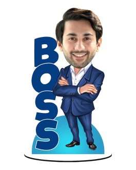 Misbh Personalized Caricature Gifts for men Boss
