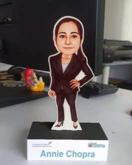 Misbh Personalized Gift for IT Employees – Caricature Standee with Personalized Caption