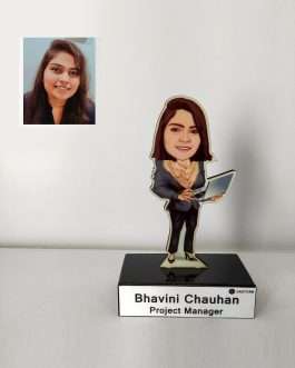 Misbh Personalized Gift for IT Employees and Boss-Toony Caricature Standee with Caption