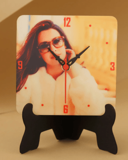 Personalised Table Clock For Her