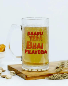 Daaru Tera Bhai Pilayega – Personalized Beer Mug