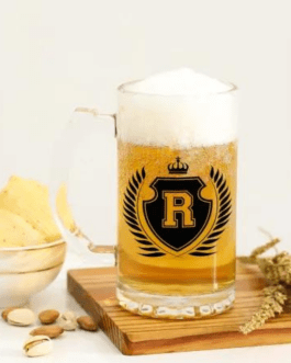 Classic Clear Beer Mug – Personalized