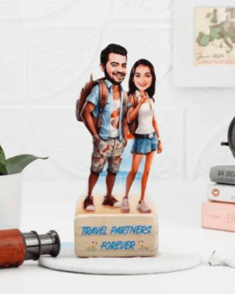 Travel Partner Forever Personalized Caricature