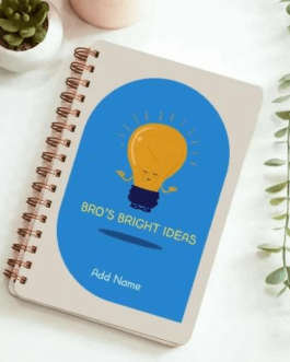 Bro’s Bright Ideas Personalized Diary