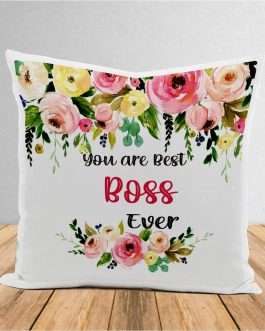 Misbh You are Best Boss Theme Cushion Cover