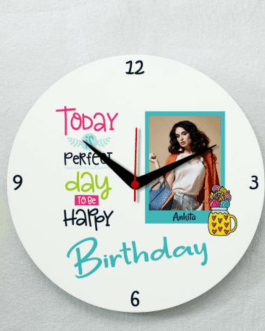 Personalized Birthday Photo Clock