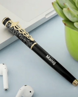 Personalized Rollerball Pen with Doctor Clip