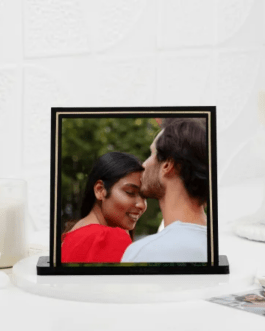 Timeless Romance – Personalized Acrylic Table Photo Frame