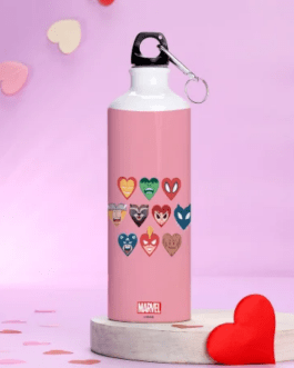 Personalized Marvel Love Sipper Bottle